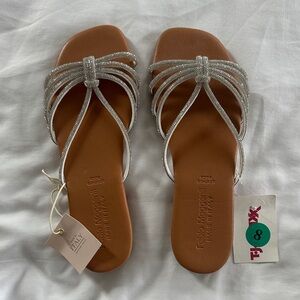 Fabio Maggenti Silver Women's Sandals